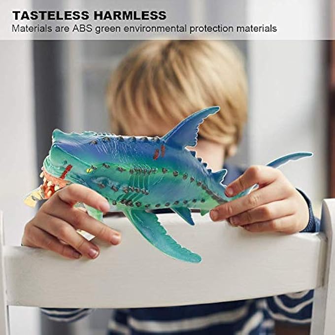 SHARKS MODEL TOYS, DURABLE PLASTIC SHARK FIGURINE FOR KIDS, EDUCATIONAL OCEAN ANIMAL FIGURE, COLLECTIBLE MARINE LIFE TOY, IDEAL GIFT FOR CHILDREN, AQUARIUM DECORATION - Image 4
